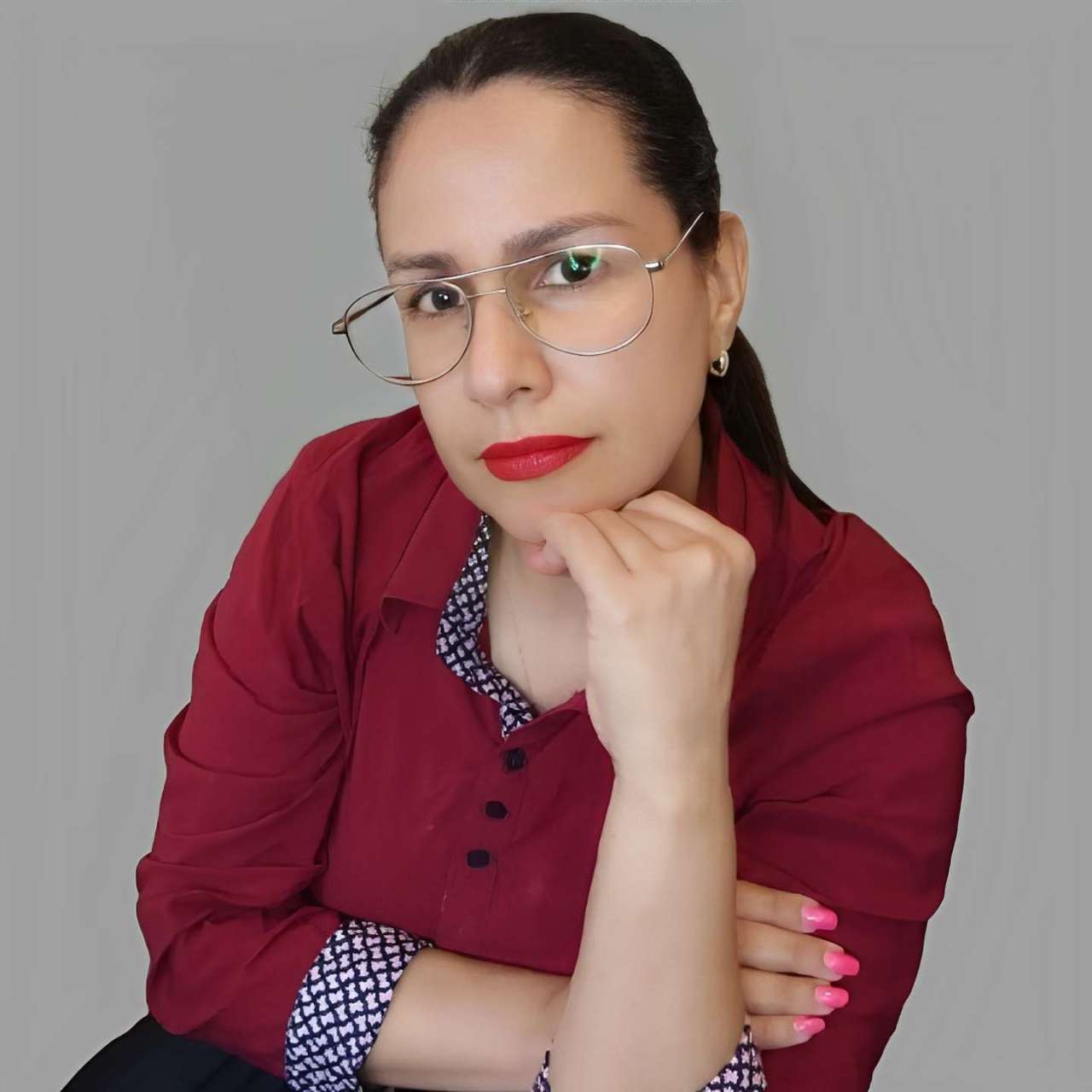 Professora Jana ensinando inglês