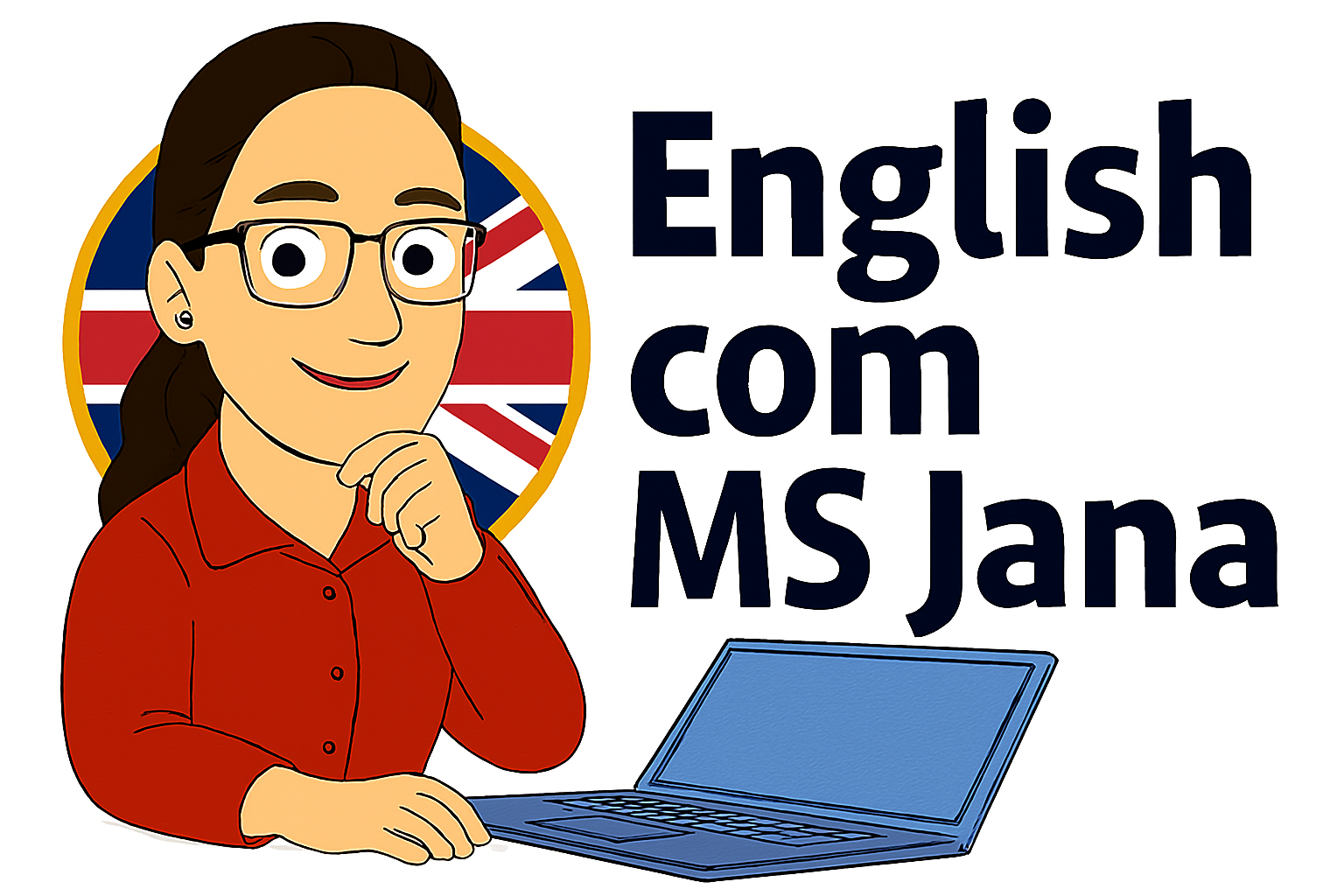 Logótipo Inglês com Jana